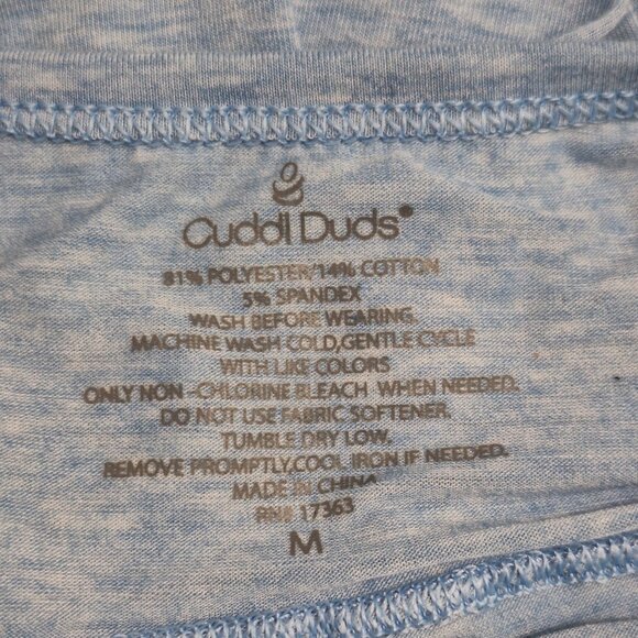 Cuddl Duds Pajama top size medium - Picture 3 of 4